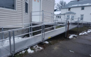 Metal Wheelchair Ramps in Cold and Snowy Climates