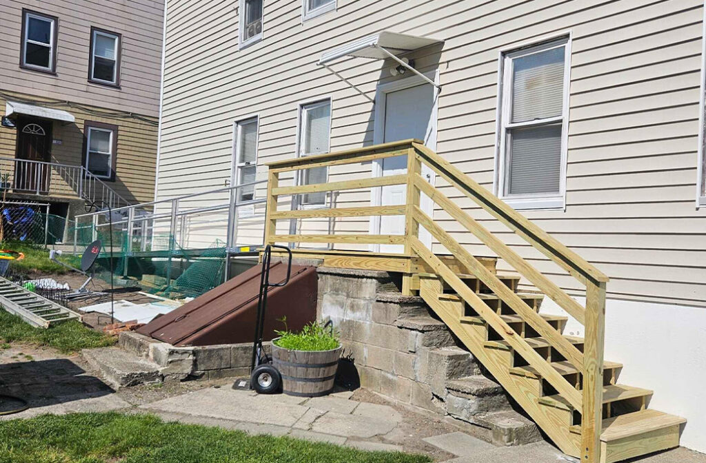 Wheelchair ramp installation helping homeowners recover safely at home